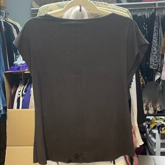 Catwalk Junkie fringe suede like top - Picture 6 of 6